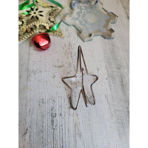 Unique vintage star ornament‎ Xmas set variety snowflake - Picture 2 of 7